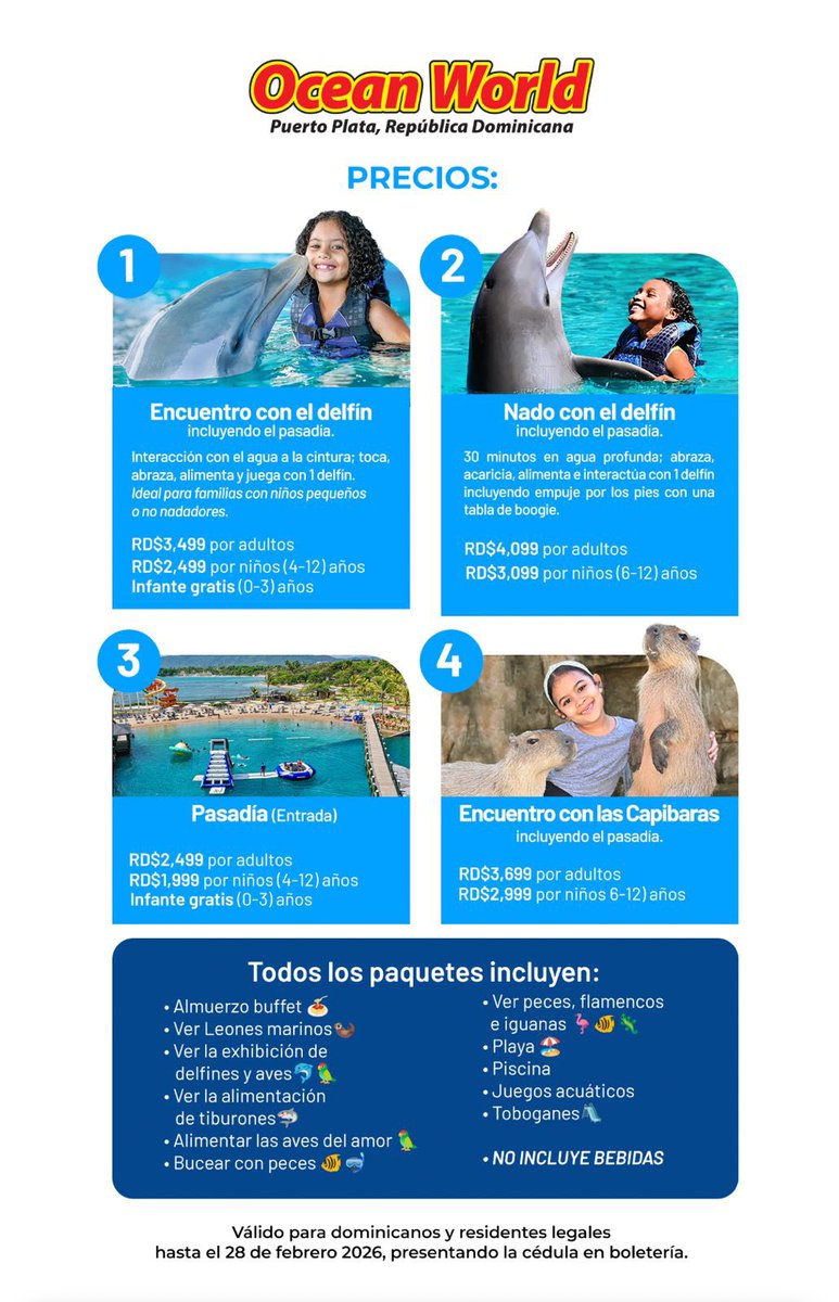 Ocean World Puerto Plata tweet media