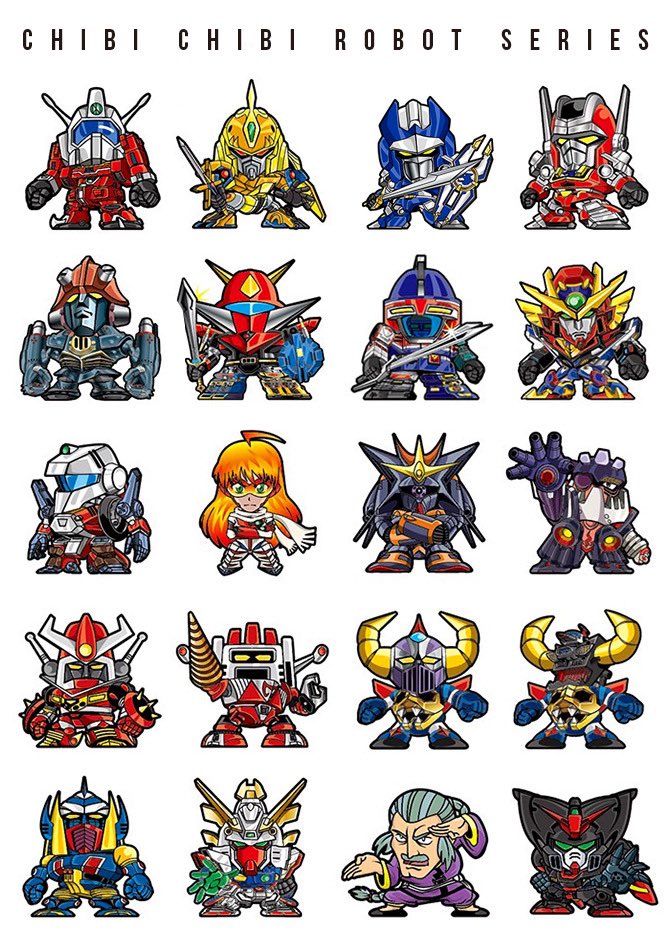 Peco14128045's tweet image. ちびちびロボットシリーズ　全部わかるかな？

part2！