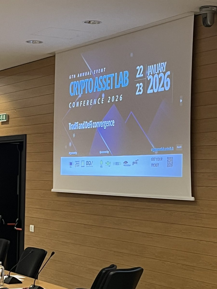 Kick off to @CryptoAssetLab 2026 conference @unimib