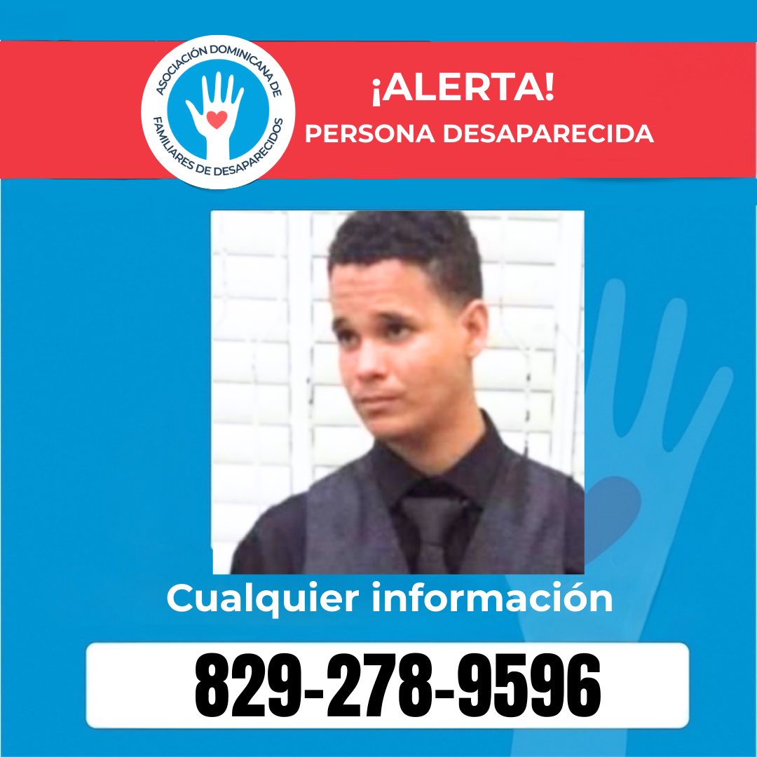 El joven Jeremi Peguero Batista, de 22 años, se encuentra desaparecido desde el sábado 17 de enero. Se solicita la colaboración con cualquier dato que pueda ayudar a localizarlo.
📞 Si tienes alguna información, por favor comunícate al 829-278-9596 #Difunde #DesaparecidosenRD