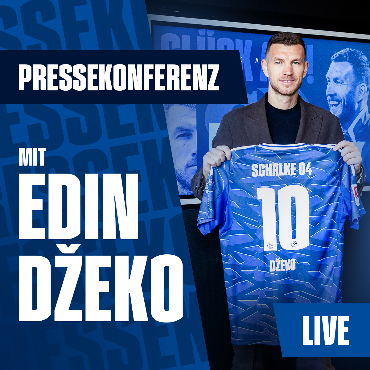 Ab 15 Uhr YouTube einschalten, Schalker! 🔵📺⚪️

🔔 Link zum Stream:
s04.de/Dzeko-PK

#S04 | <a href="/EdDzeko/">Edin Džeko</a>