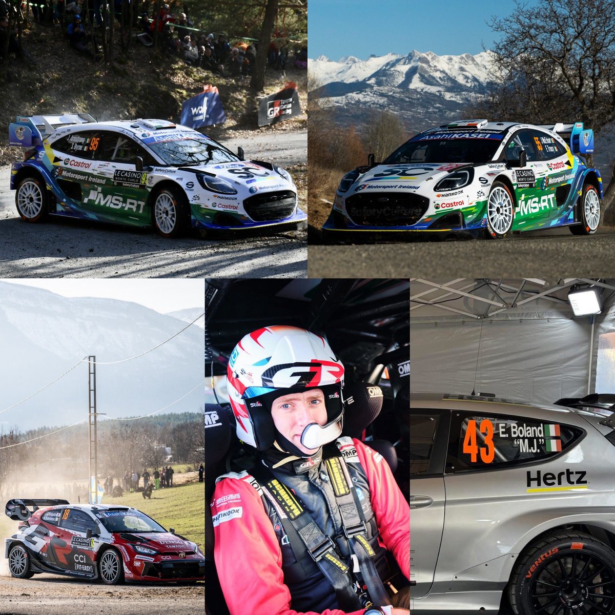 MotorsportIRL's tweet image. 8 Motorsport Ireland licence holders will start the iconic Rallye Monte Carlo today, the opening round of the 2026 @OfficialWRC 

Best of luck to @JoshMcErlean5, @eoin_a_treacy, @JonArmstrong84, Shane Byrne, @AaronJ_CoDriver, @J_Fuzzy_Fulton, Eamonn Boland and MJ Morrissey