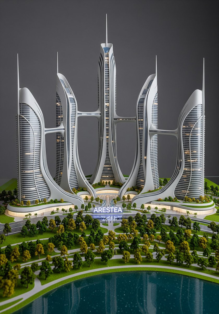 AresteaStudio's tweet photo. Orbital Nimbus - Arestea
From Architectural Object to Polycentric Urban Morphology

#futuristicarchitecture #verticalurbanism #architecturalmodel #futurebuildings  #ecopolis #arcology #greenroof #skyscraper #futurecity #megastructure #hightecharchitecture #tbilisi #housing https://t.co/VN2SEtEuPf