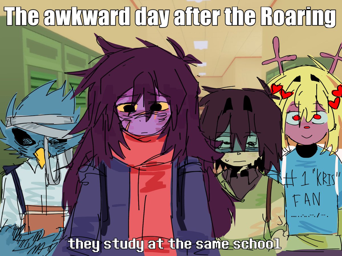 sebdraws_'s tweet photo. I like the theory that the Weird Route ending is going to be the same as the main ending
#DELTARUNE https://t.co/9FfYei7RNB