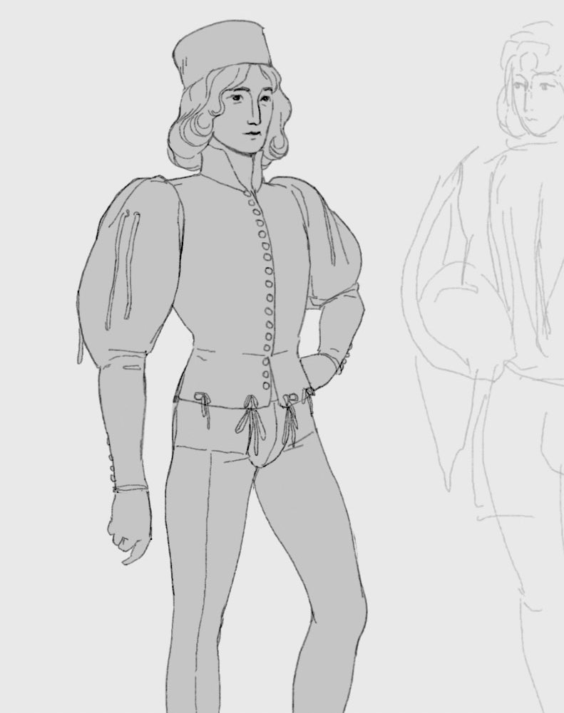 I love Italian style arming doublets