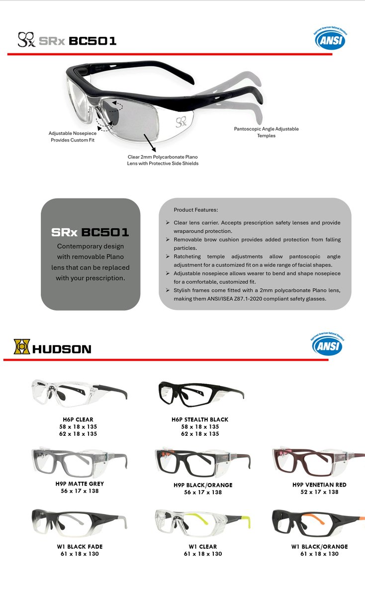 Keren ini modelnya, tunggu updatenya ya setelah kami review frame safety beresep tersebut tiba.. #cvjuara #prescriptionsafetyglasses #hudson