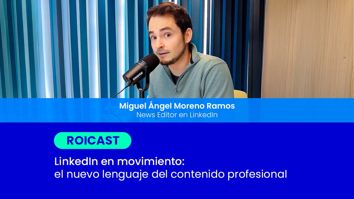 azurallyglobal's tweet image. 📷NUEVO ROICAST: Periodismo en LinkedIn 

Indagamos en el mundo de la creación y el tratamiento del contenido de la mano de un todoterreno del periodismo digital, Miguel Ángel Moreno Ramos, News Editor en LinkedIn.

¡No te lo pierdas! ¡Dale el Play! 😉

👉youtube.com/watch?v=F5wM5e…