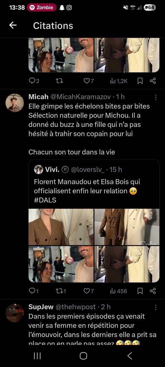 En 2026 c'est comme ça qu'on parle d'une femme? Surtout que vos excuses pour l'insulter sont sans preuve, et quand c'est un mec qui se tape 50 meufs ca dérange personne par contre quand c'est une meuf qui a eu 3 mecs dans toute sa vie on l'insulte de pute! vous êtes a VOMIR #DALS