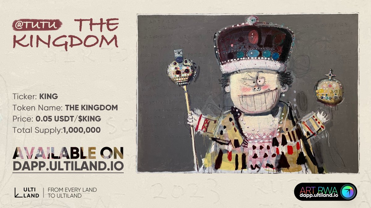 VenturesCapp's tweet image. A harsh reality:
phases that actually offer explosive gains
never feel exciting.

#KING is exactly in that phase.
#WARR is already onboarded.
$ARTX is about to take off again.

#ARTX #Ultiland #KING #ARToken #RWA