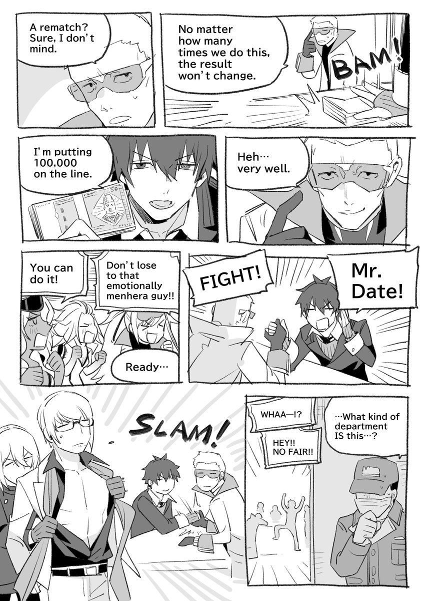 gag_iwashi's tweet image. ピュータとリベンジマッチ龍木