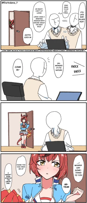 Umamusume English Translation
"Versus stand-by Nature"

#NiceNature
#Umamusume
#UmaTranslations
#英訳 