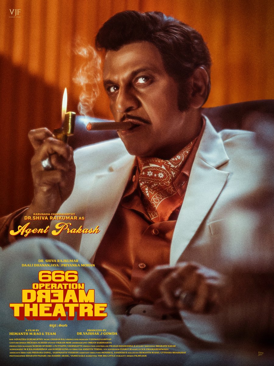 Agent Prakash, lighting the fuse in 2026.

@dhananjayaka <a href="/priyankaamohan/">Priyanka Mohan</a> <a href="/hemanthrao11/">Hemanth M Rao</a> <a href="/Vaishak_J_Films/">Vaishak J Films</a> <a href="/charanrajmr2701/">Charan Raj</a> <a href="/AdvaithaAmbara/">Advaitha Gurumurthy</a> <a href="/The_BigLittle/">𝐓𝐡𝐞 𝐁𝐢𝐠 𝐋𝐢𝐭𝐭𝐥𝐞</a>

#666OperationDreamTheatre