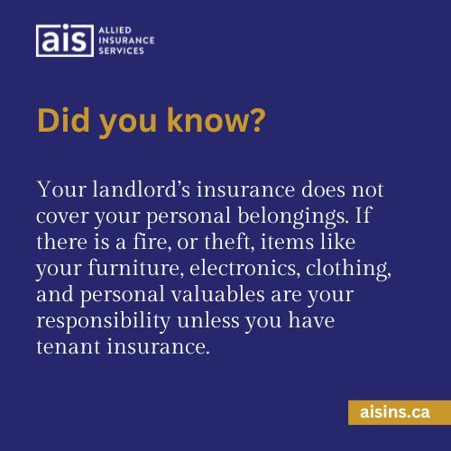 alliedins_bc's tweet photo. Did you know?

Your landlord’s insurance does not cover your personal belongings. 

Review your options with Allied Insurance Services and make sure your space is properly covered.
https://t.co/sIBVf8ZQdt

#DidYouKnow #TenantInsurance #RentersInsurance #BCInsurance https://t.co/FVuxe9QwkX