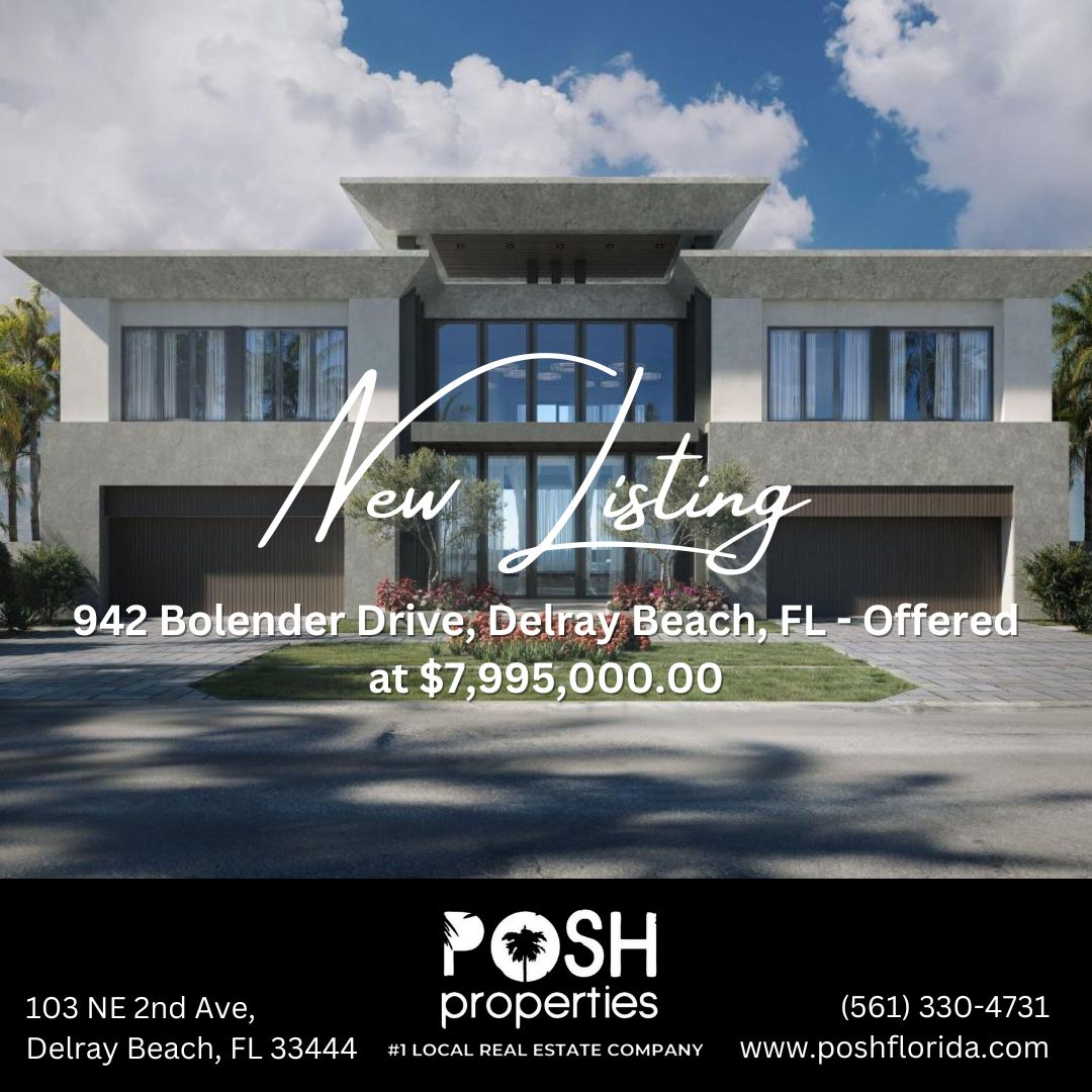 WSGroupPEP's tweet photo. New listings are hitting the market, and Posh Properties is ready to guide you home. As Delray Beach’s trusted boutique real estate firm, we pair deep local knowledge with personalized service you won’t find anywhere else. If you’re looking to buy or sell, our team is the expert advantage you want on your side.

To see more information go to:
https://t.co/rY7BJ1pTo6

#PoshProperties #NewListings #BoutiqueRealEstate #DelrayBeachHomes #SouthFloridaRealEstate #LocalExperts #BuyWithPosh #SellWithPosh #LuxuryLiving #VillageByTheSea #RealEstatePros