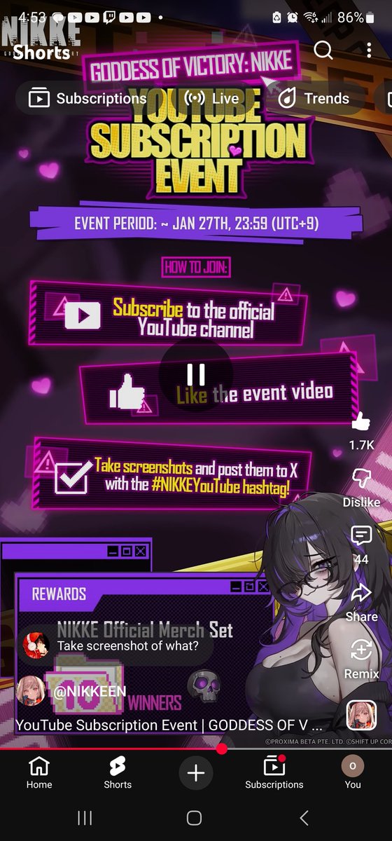 altriese2018's tweet photo. Support our girl failure. #NIKKEYouTube https://t.co/9L95TISRoT