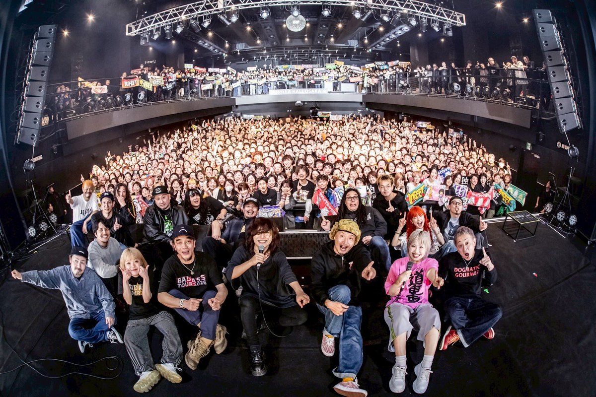 G_FREAK_FACTORY's tweet image. 2026.1.22.Thu. 
@ GORILLA HALL OSAKA

"BADASS TOUR 2026" 大阪編
ありがとうございました！

photo by @HayachiNne 

#gfreakfactory 
#Badass
