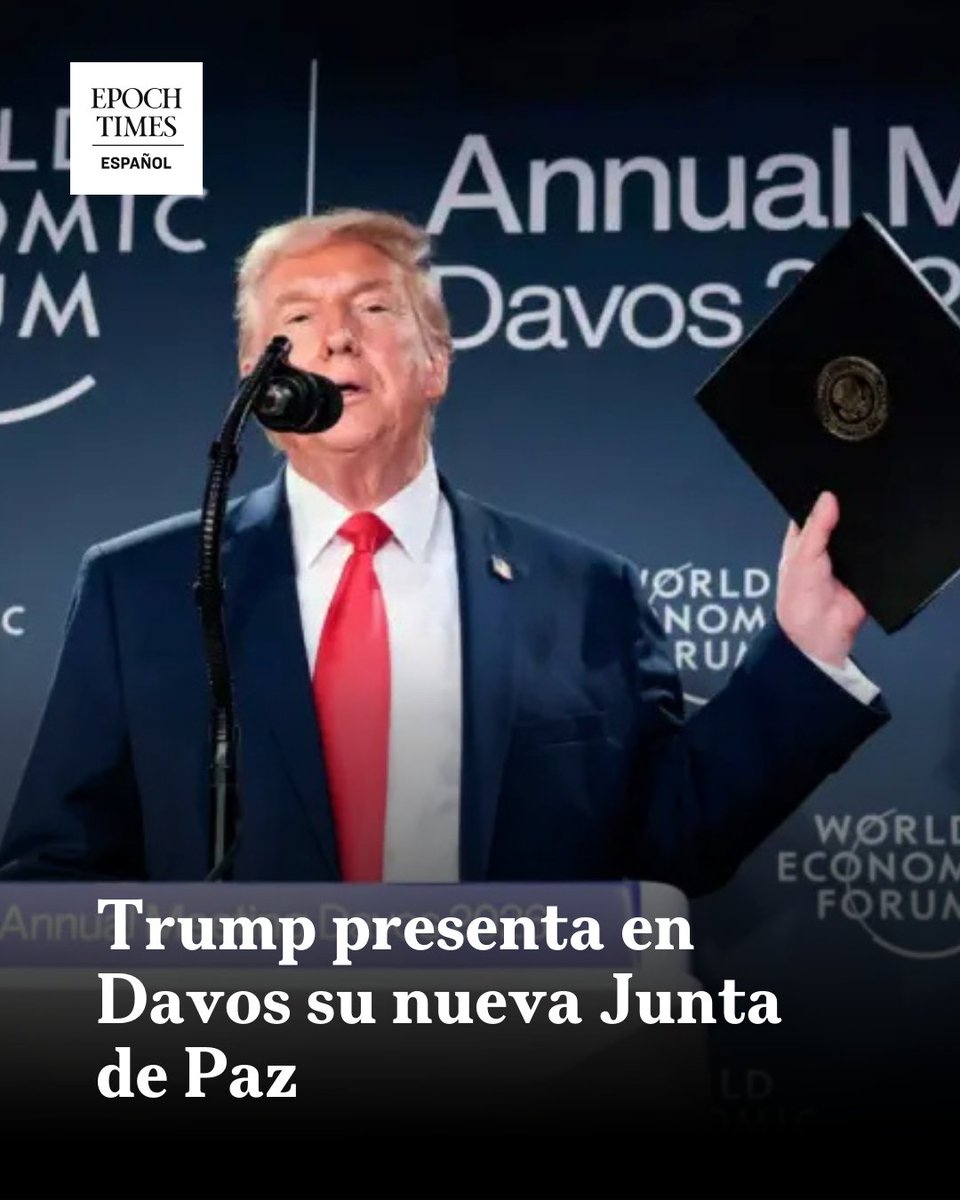 Trump presidirá la junta, que se encargará de supervisar la siguiente fase en Gaza
 
🔴Lee más aquí 👉 epochtim.es/l7x43l