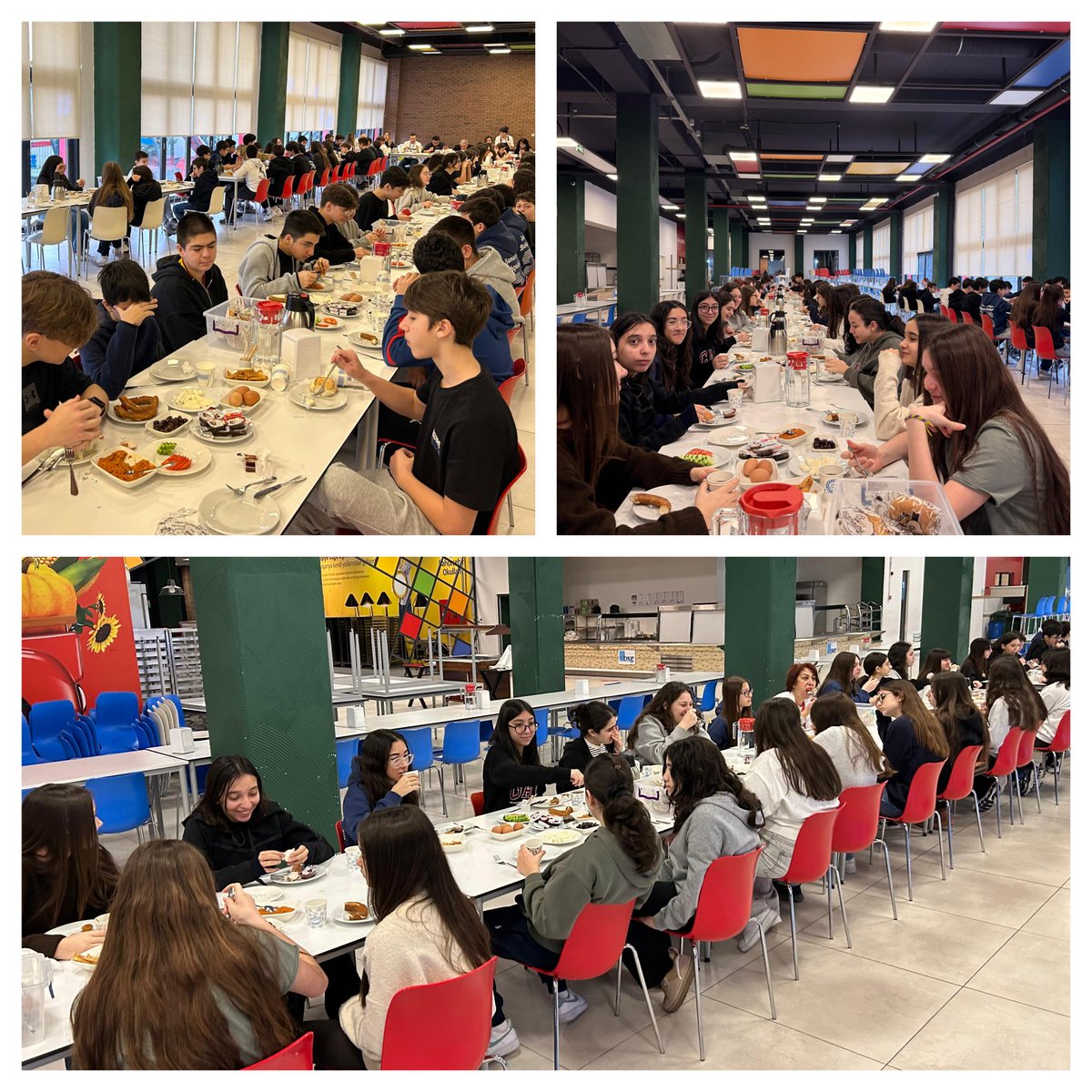 8.sınıf öğrencilerimizin sınav motivasyonunu artırmak amacıyla düzenlenen kahvaltı etkinliğimiz, Genel Müdür Yardımcımız Sayın Savaş Boyar’ın katılımıyla gerçekleşti. Keyifli anların yaşandığı bu güzel sabahın, sınav yolundaki tüm öğrencilerimize enerji vermesini diliyoruz. ❤️💙