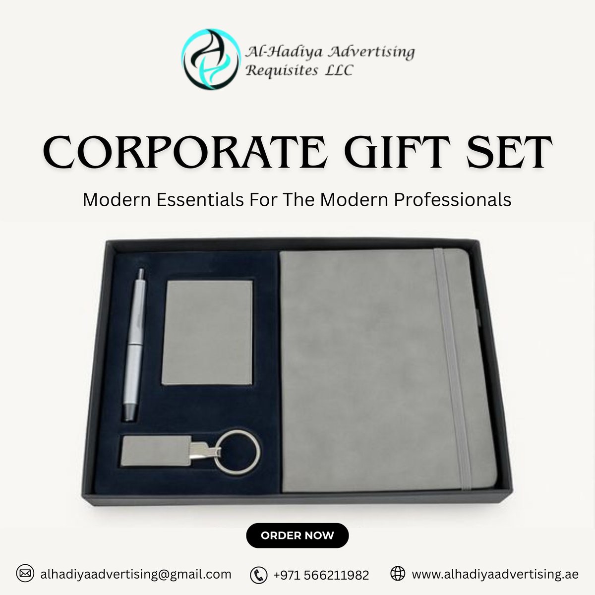 AlHadiyaUAE's tweet photo. Elevate your brand image with our Corporate Gift Set – thoughtfully designed with modern essentials for today’s professionals. 🎁

📞 Call / WhatsApp: +971 566211982
🌐 https://t.co/C4w23WecVs

#CorporateGiftsDubai #Corporategiftset #BrandedGifts #BusinessGifting https://t.co/MSXeOJToZS
