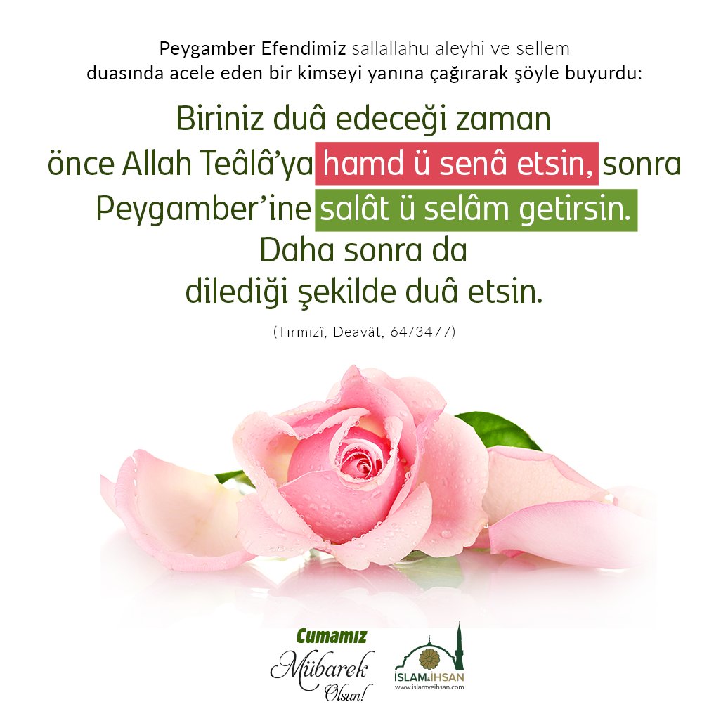 Hayırlı cumalar...