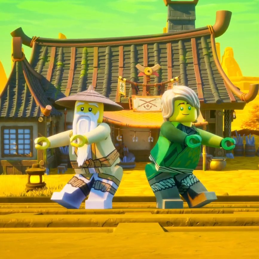 NinjagoShitpost's tweet image. The former master and his worthy successor