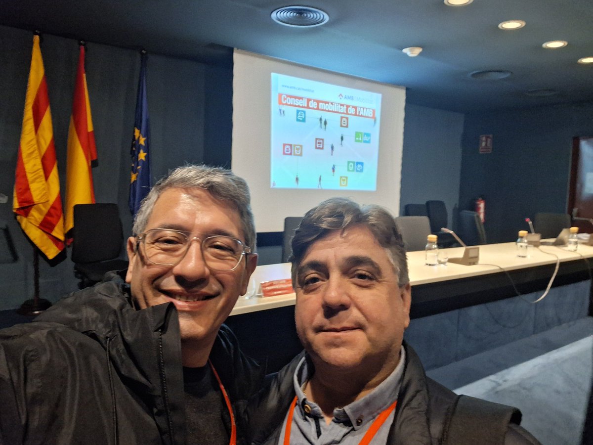 Avui al Consell de Mobilitat de l’Àrea Metropolitana de Barcelona.