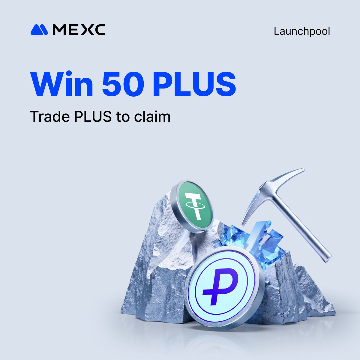 MEXC_Official's tweet image. 🎉 PLUS Launchpool Trading Giveaway!

10 lucky users will each get 5 $PLUS! 

1️⃣ Stake or trade here: mexc.com/launchpool/plu…
2️⃣ Share your screenshot &amp;amp; UID

⏰ Ends Jan 26