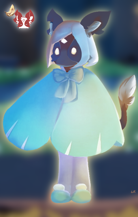 lucasthorlin's tweet image. Imagine if #skycotl collaborate #origame😊 
Also try designed #ori moki mask, hope you like it🙃