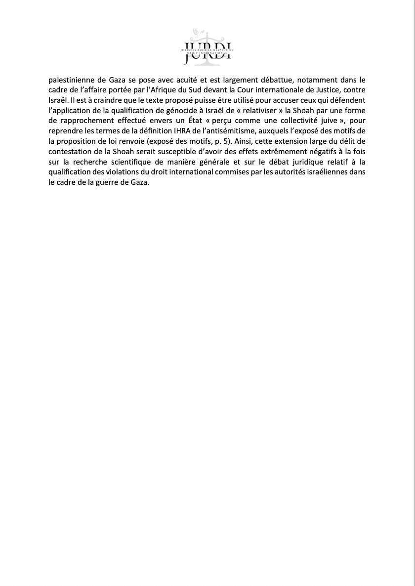 contactujfp's tweet photo. @PSofficiel 
La proposition de loi YADAN : une atteinte au libre débat juridique relatif au conflit israélo-palestinien. La proposition soulève de multiples questions relatives au respect des exigences découlant de la liberté d’expression.
Jurdi en examine les conséquences. https://t.co/E5luyQ5mg6
