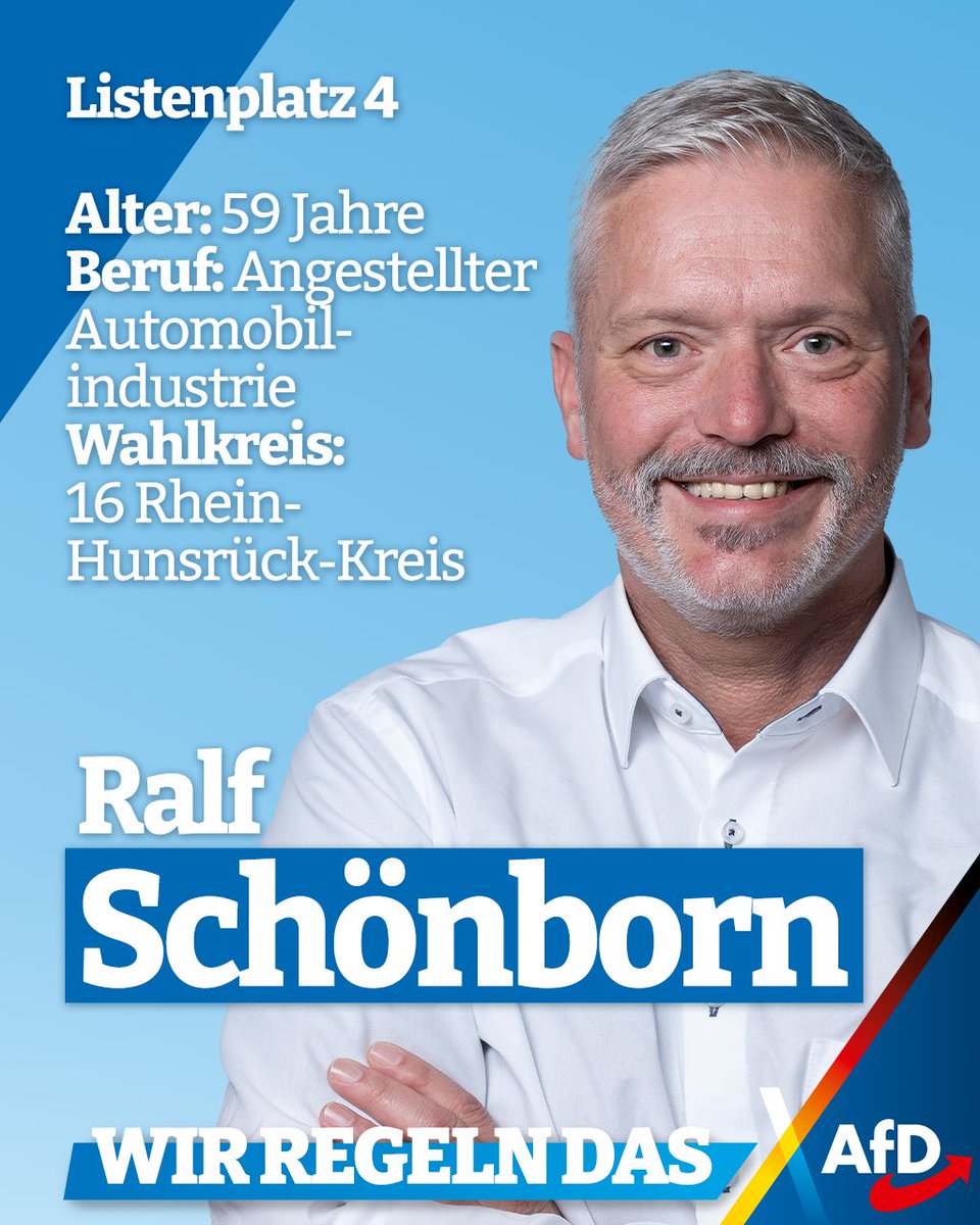 RLP_AfD's tweet image. Ralf Schönborn (59) ist seit 2021 Mitglied des Rheinland-Pfälzischen Landtags. Er zog über die Landesliste der #AfD in den Landtag ein und ist Mitglied im Ausschuss für #Umwelt und Forsten, #Klima, #Energie und #Mobilität sowie #Landwirtschaft und #Weinbau. 

#WirRegelnDas
