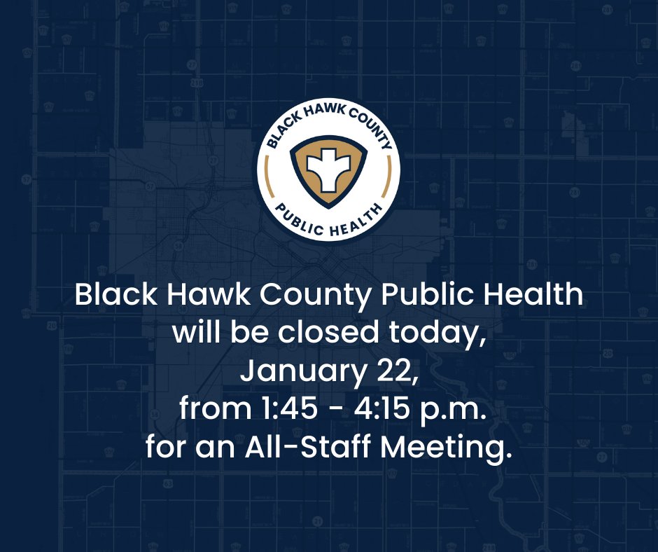 Black Hawk County Public Health tweet media