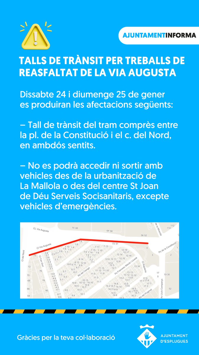 Ajuntament d'Esplugues de Llobregat tweet media
