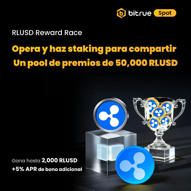 Bitrue_ES's tweet photo. En tiempos volátiles como estos, no solo HODL, ¡sino GANA con USD ($RLUSD) en #Bitrue!
¡La Carrera de Recompensas #RLUSD YA ESTÁ EN VIVO!
Opera y comparte 50,000 $RLUSD en premios https://t.co/6kwsNRMVvG
Suscríbete a $RLUSD #PowerPiggy` y gana +5% APR
Hasta 28 de enero, 9:00 UTC
Guías para ganar más: https://t.co/yuqKsy6Vr3