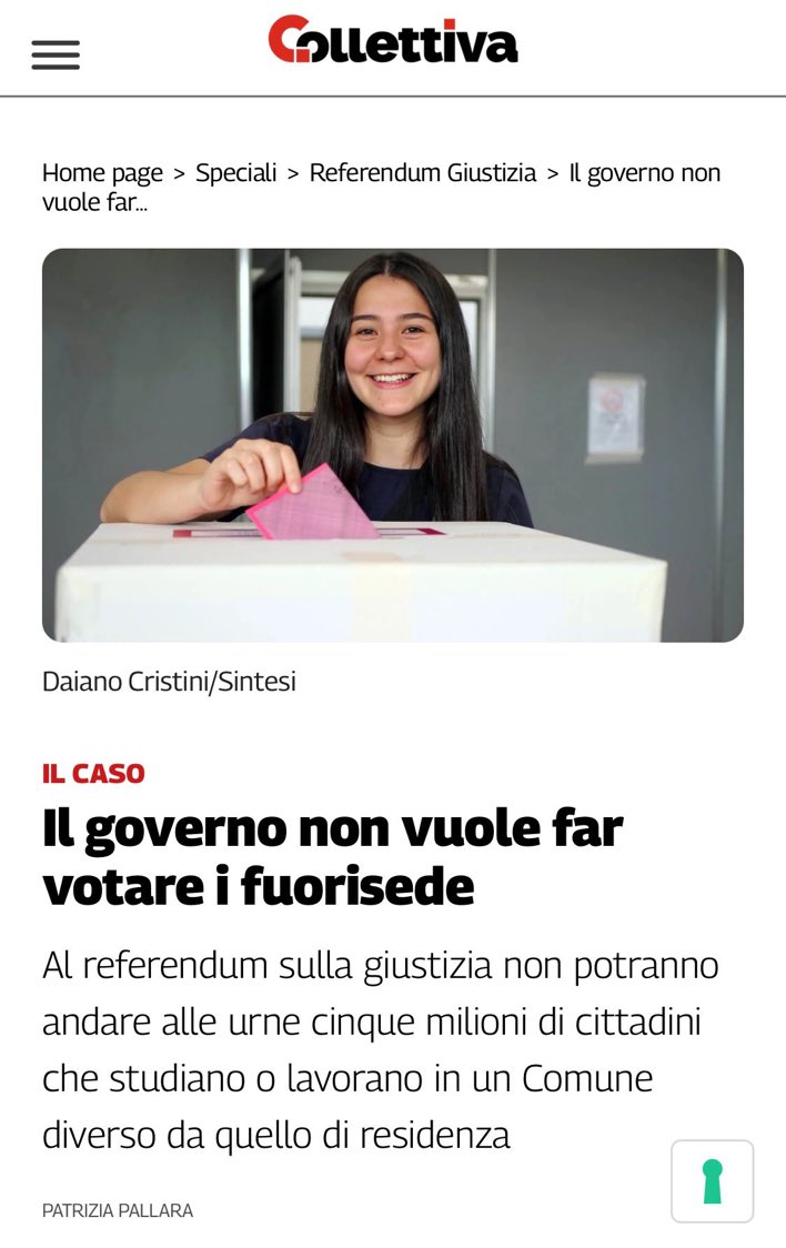 Non c’è una ragione valida per impedire ai fuorisede di votare, ma ci sono mille ragioni per far sì che votino, per una volta inondiamo Twitter di richieste.
Retweet over and over