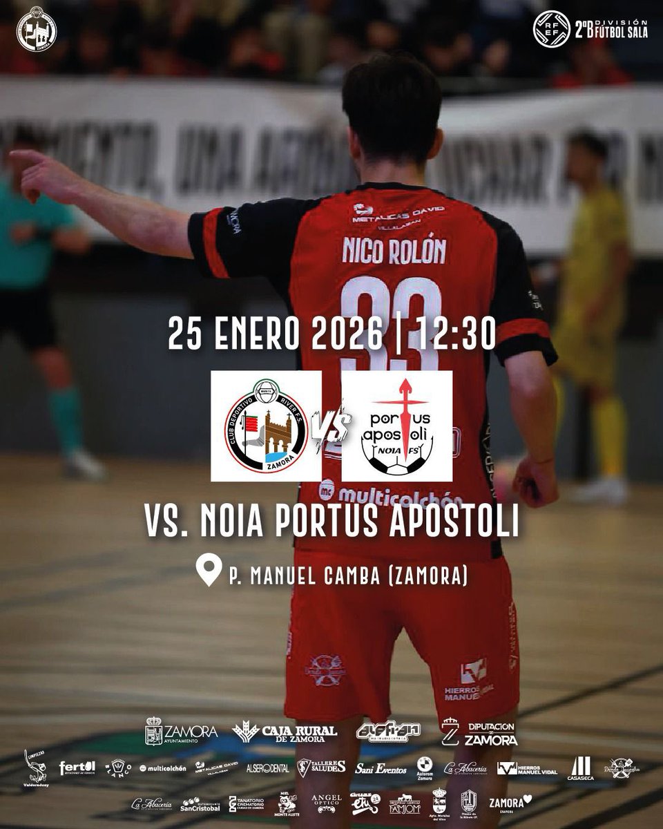 🔥 𝐒𝐄𝐆𝐔𝐍𝐃𝐀 𝐃𝐈𝐕𝐈𝐒𝐈𝐎𝐍 𝐁 🔥

🖤🤍

#VamosRiver #RiverZamora #SegundaDivisiónB