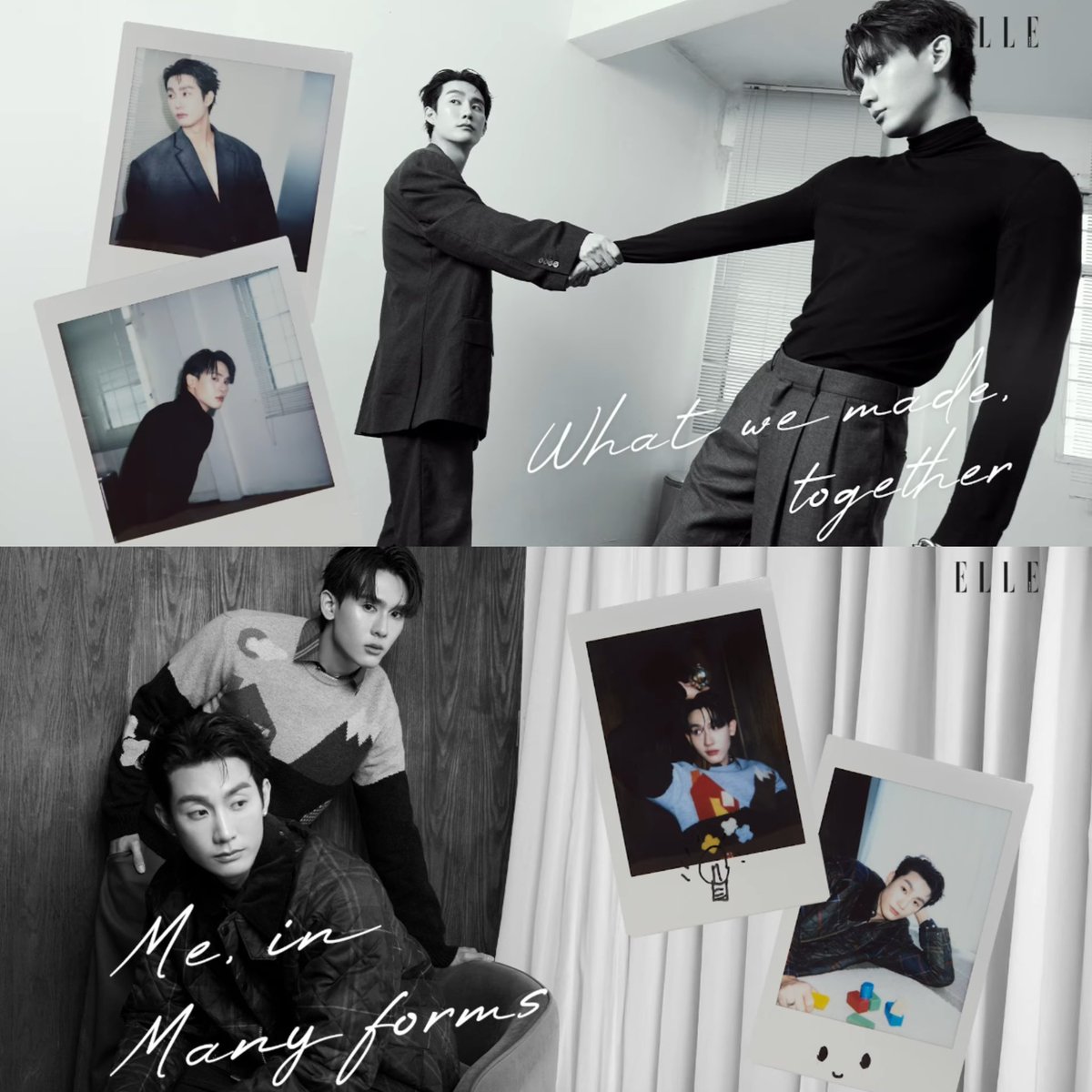 YTtheshipper's tweet image. ‘ what we made together ’
‘ me in many forms ’

FORCEBOOK X ELLE BSIDE
#ELLEBsideStoryxForceBook