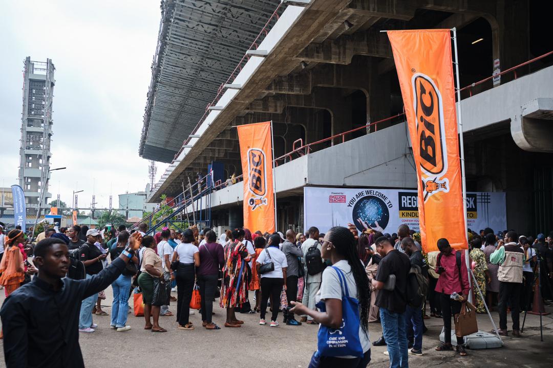 OctoplusWa's tweet photo. Teachers give their best every day. 

At the Guinness World Record–breaking Let There Be Teachers Conference, we led execution for BIC as headline sponsor, sampling over 3,000 teachers with venue branding and an interactive booth.

#LetThereBeTeachers #BICNigeria #OctoplusGroup https://t.co/diQFLH0Zwr