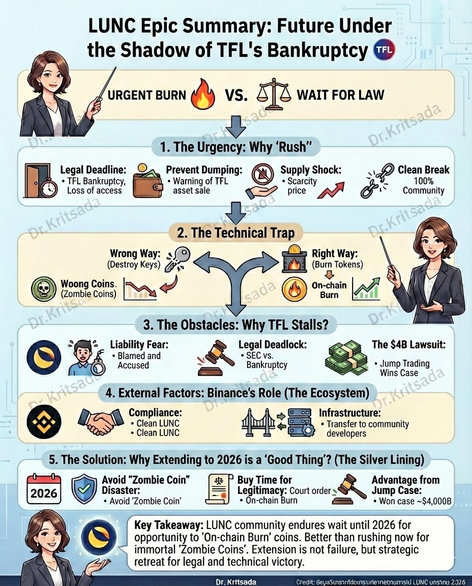 Want LUNC to pump?🚀 Burn it right! 🔥
👉 Rush = Stuck Coins (Supply stays) ➡️ Price flat
👉 Wait for Court = True Burn (Supply drops) 📉 ➡️ Price pumps! 🚀
​#LUNC #LUNCBurn #Crypto #TerraClassic