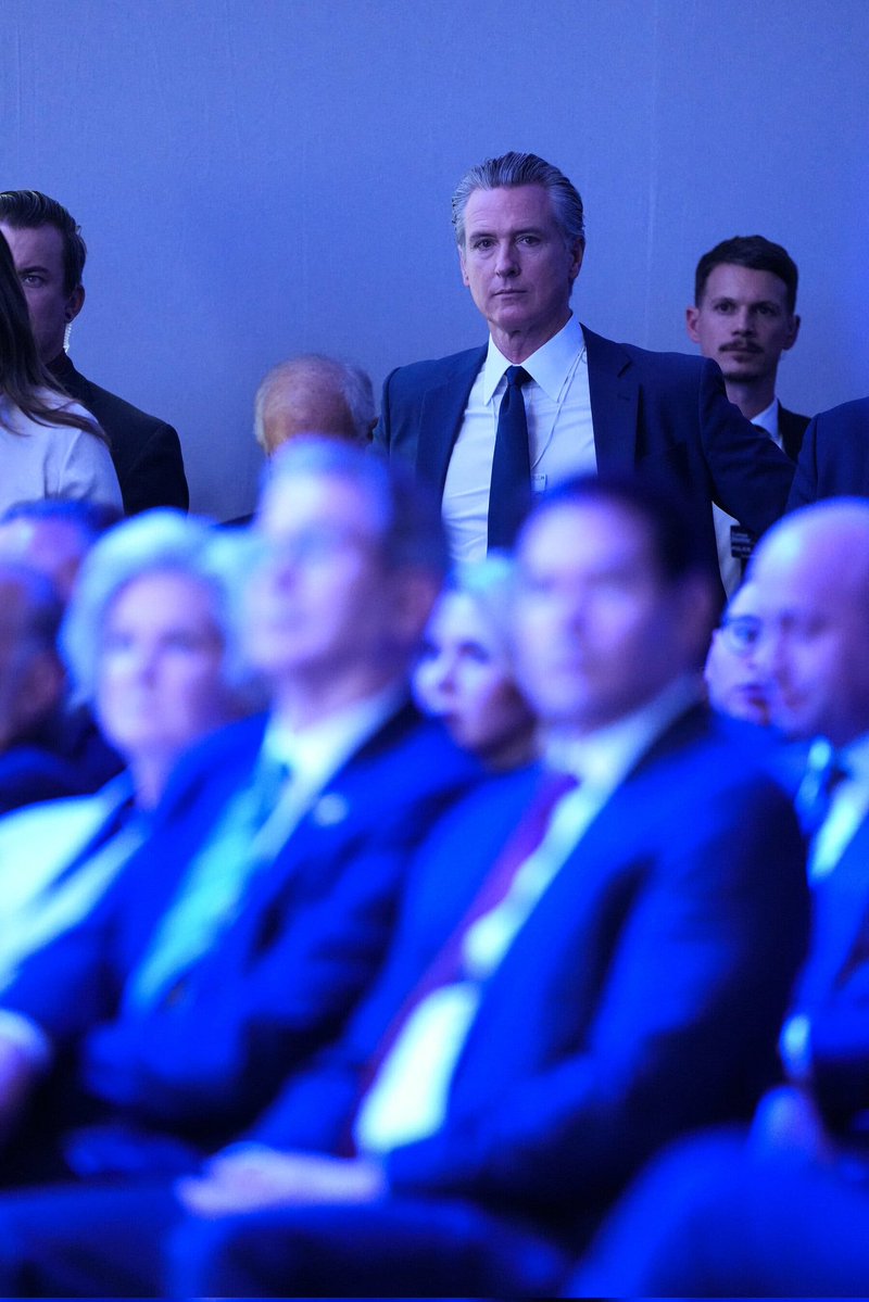themagaking's tweet image. Gavin Newsom: I destroyed California, but now I’d like to lecture the world.

Davos: Cool story. Back row’s open.
