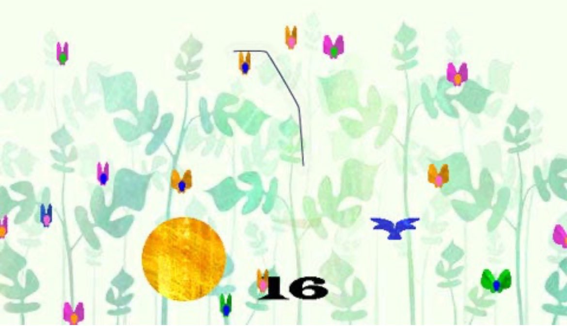 私このちょうちょ囲むFlashゲームが本当に大好きだったんだけどアプリで復刻してくれないかな〜😩😩😩😩❣️