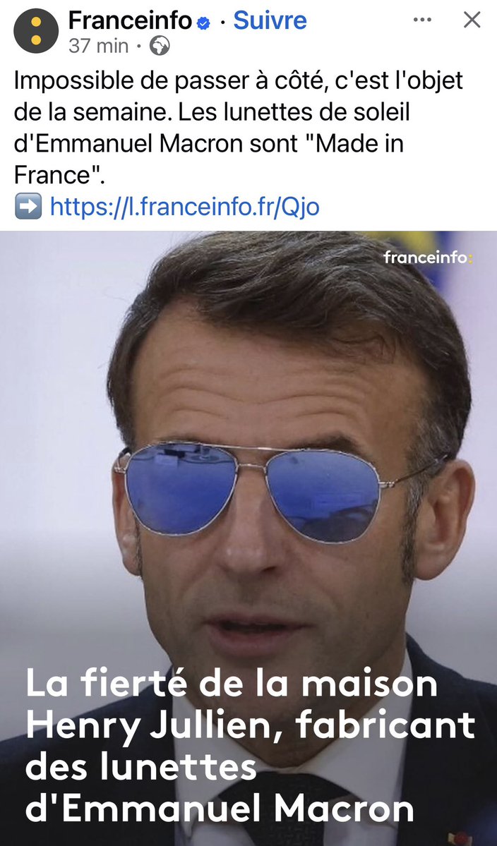 Boîte rachetée par une société italienne en 2023. 
Quand Franceinfo fait de la désinformation… 🙄