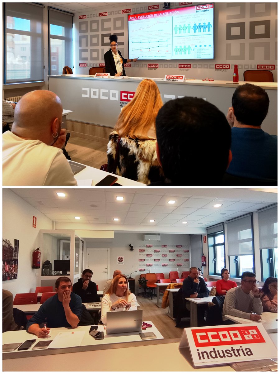 CCOOIndCyL's tweet image. Elecciones sindicales y afiliación, ejes prioritarios de CCOO Industria CyL. Avanzamos en resultados (cerca de 400 delegados/as de ventaja) y reforzamos el impulso afiliativo para aumentar la densidad sindical en los centros de trabajo. 💪✊

🔗 goo.su/qqQg