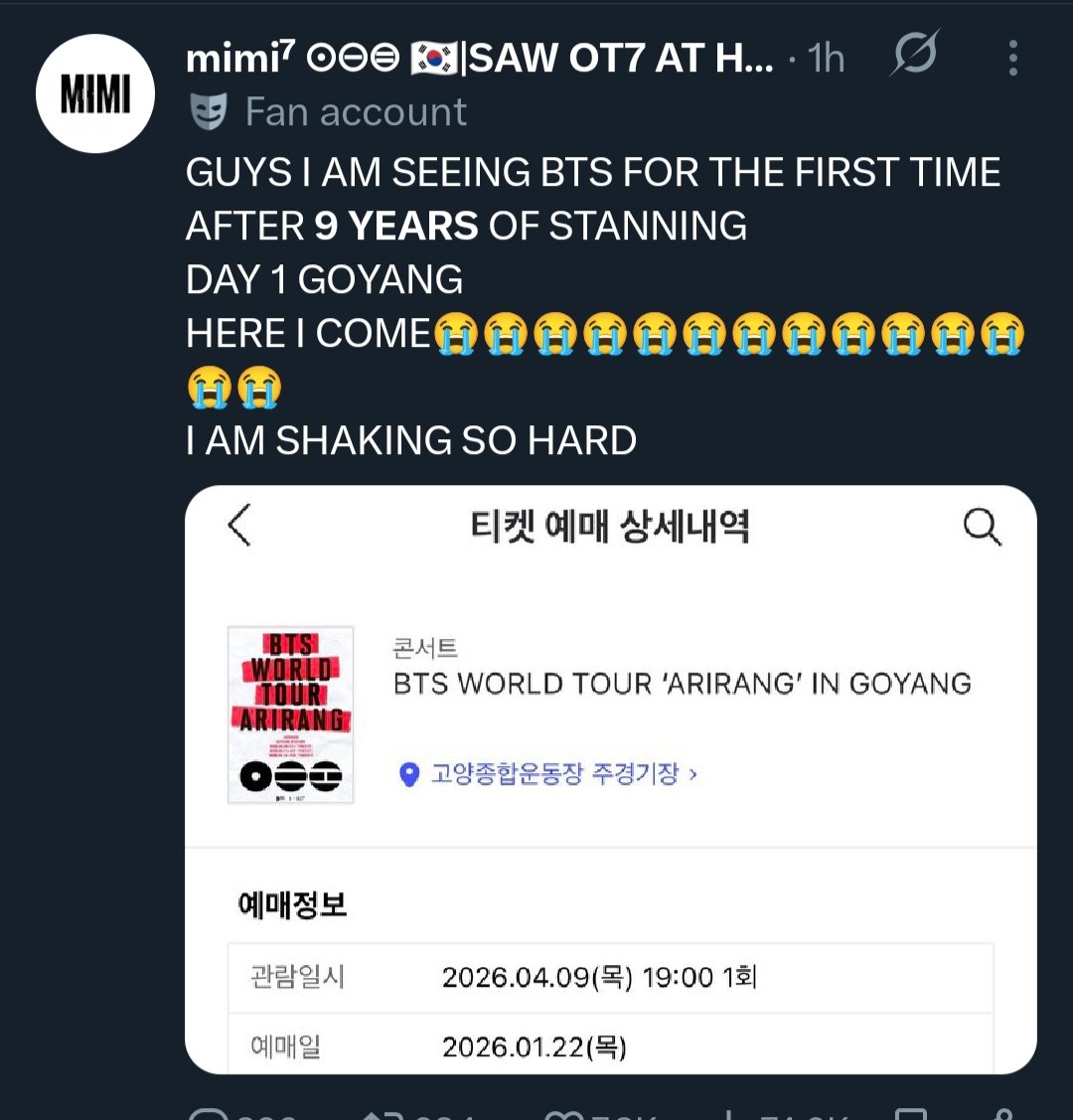 jeongurlism7's tweet image. "12 years"
"8 years"
"9 years"

I CANNOT STRESS ENOUGH HOW HAPPY I AM FEELING RN 😭😭😭😭😭😭😭😭😭😭😭😭😭😭😭😭😭😭😭