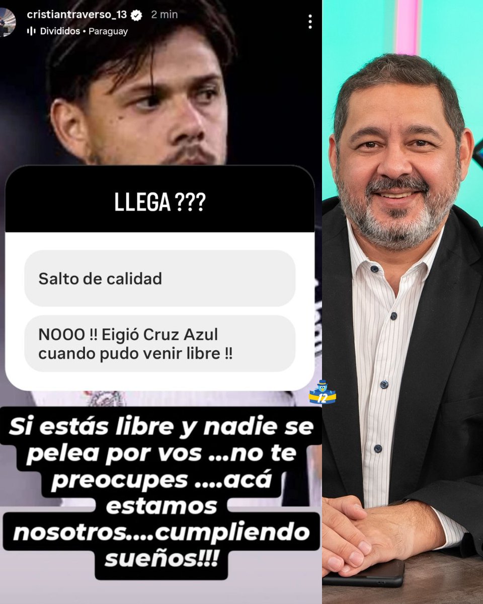 ✍️La opinión del #ExBoca Cristian Traverso sobre la inminente contratación de Ángel Romero por parte de #Boca.