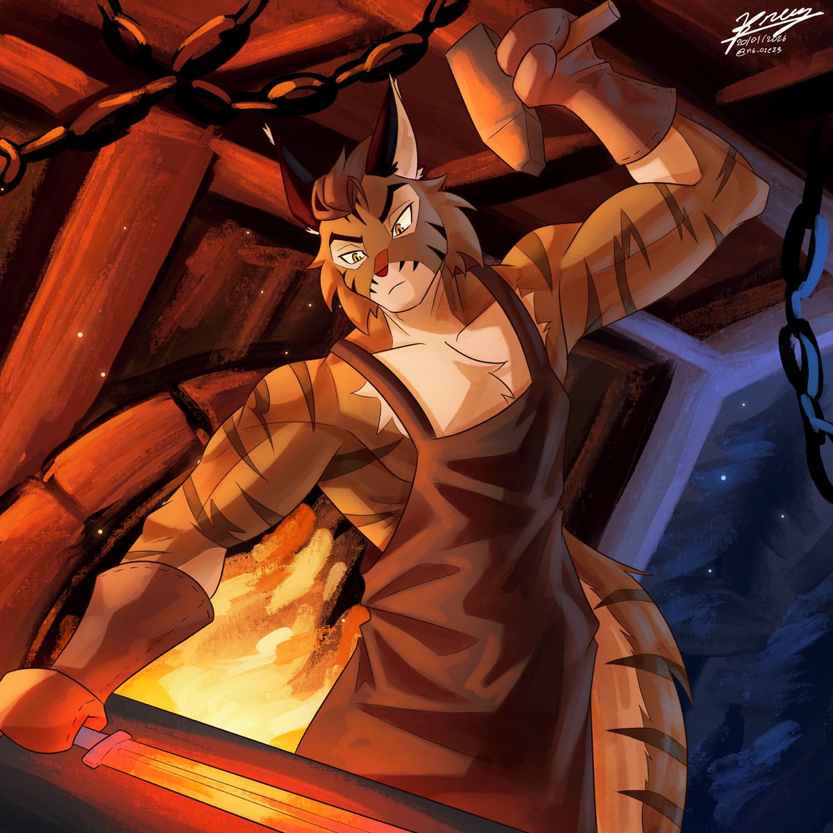 n6_02e23's tweet image. C🅾️mms for a friend on discord
#lackadaisy #lackadaisycats #lackadaisyOC