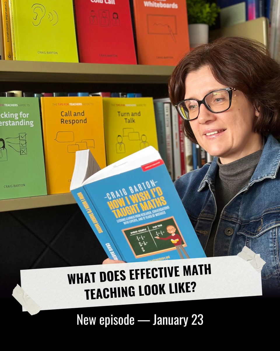 Guess who's on the Chalk &amp; Talk podcast tomorrow!  I'm so excited to release this episode!
<a href="/mrbartonmaths/">Craig Barton</a>