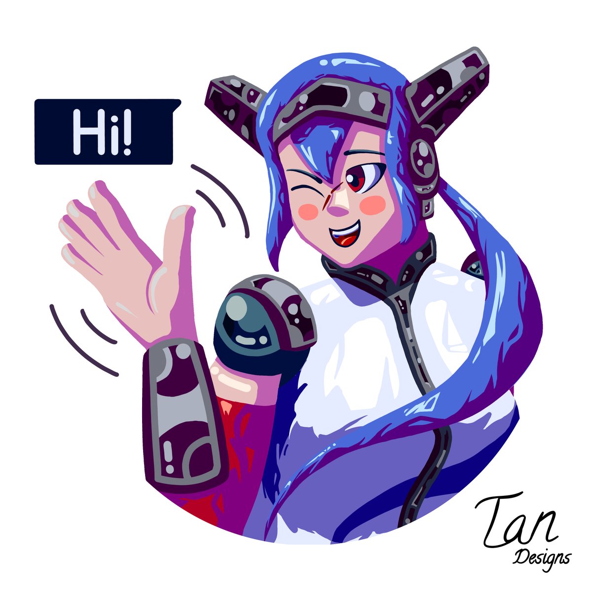 Bruhness816's tweet photo. Hi!

#fanart #timelapsevideo #timelapseartwork #crosscode https://t.co/JBPfode1p6