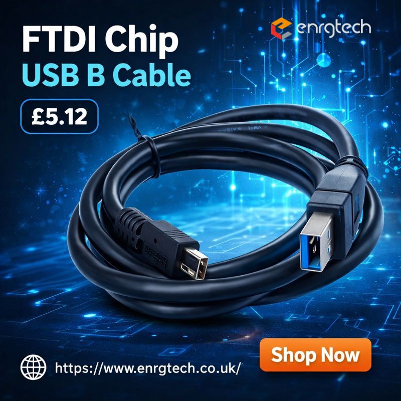 JackLeo5019's tweet image. Connect devices reliably with the FTDI Chip USB B Cable from EnrgTech.
Stable data transfer, durable design, and ideal for programming and electronics work.
Shop Now: 2cm.es/1nhSc
#FTDIChip #USBBCable #DataCable #ElectronicsTools #ProgrammingTools #EnrgTech #shopnow