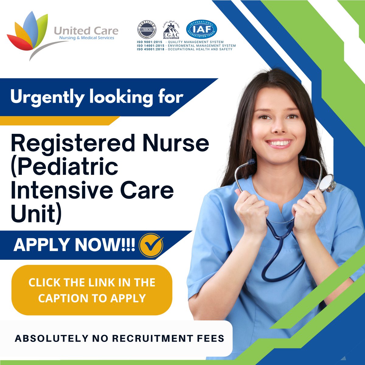 CareersUMP's tweet photo. 👶👩‍⚕️ URGENTLY HIRING: REGISTERED NURSE (PICU) 🚨

𝗨𝗻𝗶𝘁𝗲𝗱 𝗖𝗮𝗿𝗲 𝗡𝘂𝗿𝘀𝗶𝗻𝗴 & 𝗠𝗲𝗱𝗶𝗰𝗮𝗹 𝗦𝗲𝗿𝘃𝗶𝗰𝗲𝘀 is urgently looking for an experienced Registered Nurse to join our Pediatric Intensive Care Unit (PICU) team to be deployed in a 𝗦𝗲𝗺𝗶-𝗚𝗼𝘃𝗲𝗿𝗻𝗺𝗲𝗻𝘁 𝗛𝗼𝘀𝗽𝗶𝘁𝗮𝗹 𝗶𝗻 𝗤𝗮𝘁𝗮𝗿. If you are passionate about providing critical care to children and making a real difference, this opportunity is for you.

𝗥𝗲𝗾𝘂𝗶𝗿𝗲𝗺𝗲𝗻𝘁𝘀:
• Bachelor’s Degree in Nursing (4-year program)
• Valid Medical License
• Proven experience in a Pediatric Intensive Care Unit (PICU) or similar critical care setting
• Strong clinical assessment and critical thinking skills

✨ 𝗪𝗵𝘆 𝗷𝗼𝗶𝗻 𝗨𝗻𝗶𝘁𝗲𝗱 𝗖𝗮𝗿𝗲?
✔️ Work in a professional and patient-centered healthcare environment
✔️ Opportunity to enhance your critical care expertise
✔️ Supportive team and career growth
✔️ Absolutely NO recruitment fees

👉 𝗔𝗽𝗽𝗹𝘆 𝗻𝗼𝘄! Click the link: https://t.co/CTzG7hLZN2 and take the next step in your nursing career.

#PICUNurse #RegisteredNurse #PediatricCare #CriticalCareNursing #UnitedCare #HealthcareJobs #NoRecruitmentFee