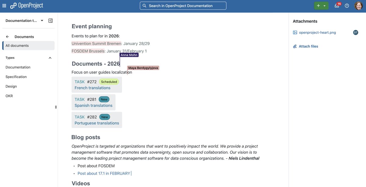 openproject's tweet image. Sometimes one small setting makes a big difference.

📝 Activate the Documents module in OpenProject now to unlock live collaboration.

Project admin? Give it a try and get started in 5 steps:
➡️ openproject.org/blog/start-liv…

#Documents #Collaboration #OpenProject #OpenSource